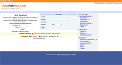 Desktop Screenshot of jobsforindia.com