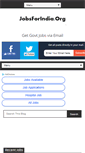Mobile Screenshot of jobsforindia.org